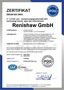 Zertifikat - Renishaw GmbH - ISO 50001